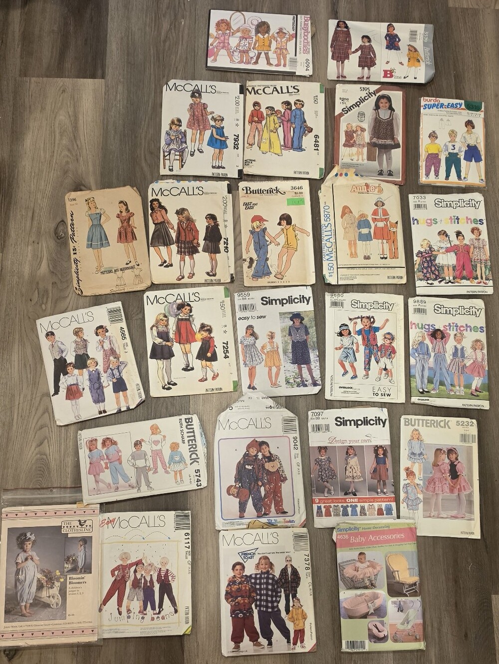 Simplicity Kids Costumes Pattern Lot - Multicolor Vintage Sewing Patterns